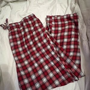 Red Plaid Sleep Pants, Croft and Barrow